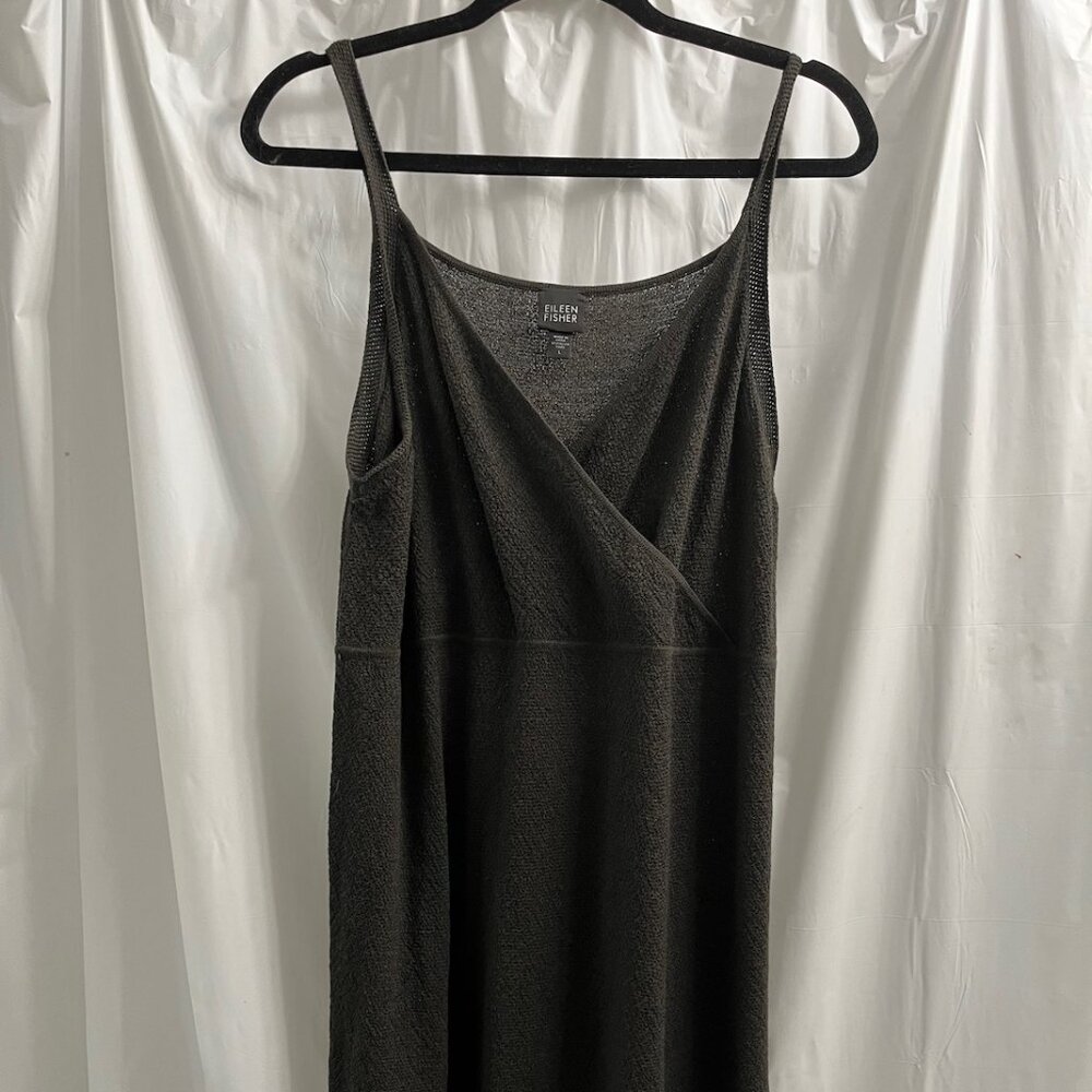 Eileen Fisher Dark Grey knit dress